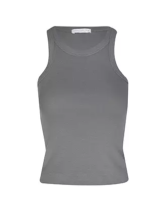 MANDALA | Damen Yoga Tank Boy Top | grau
